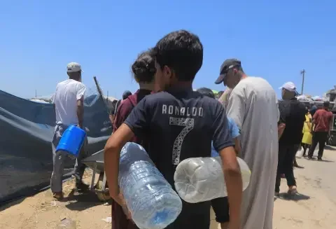مياه لـ200 شخص في غزة