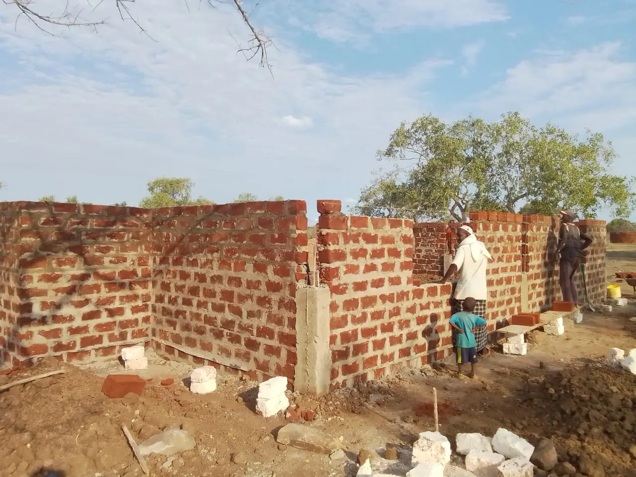 Mosque construction supporting local Muslim community