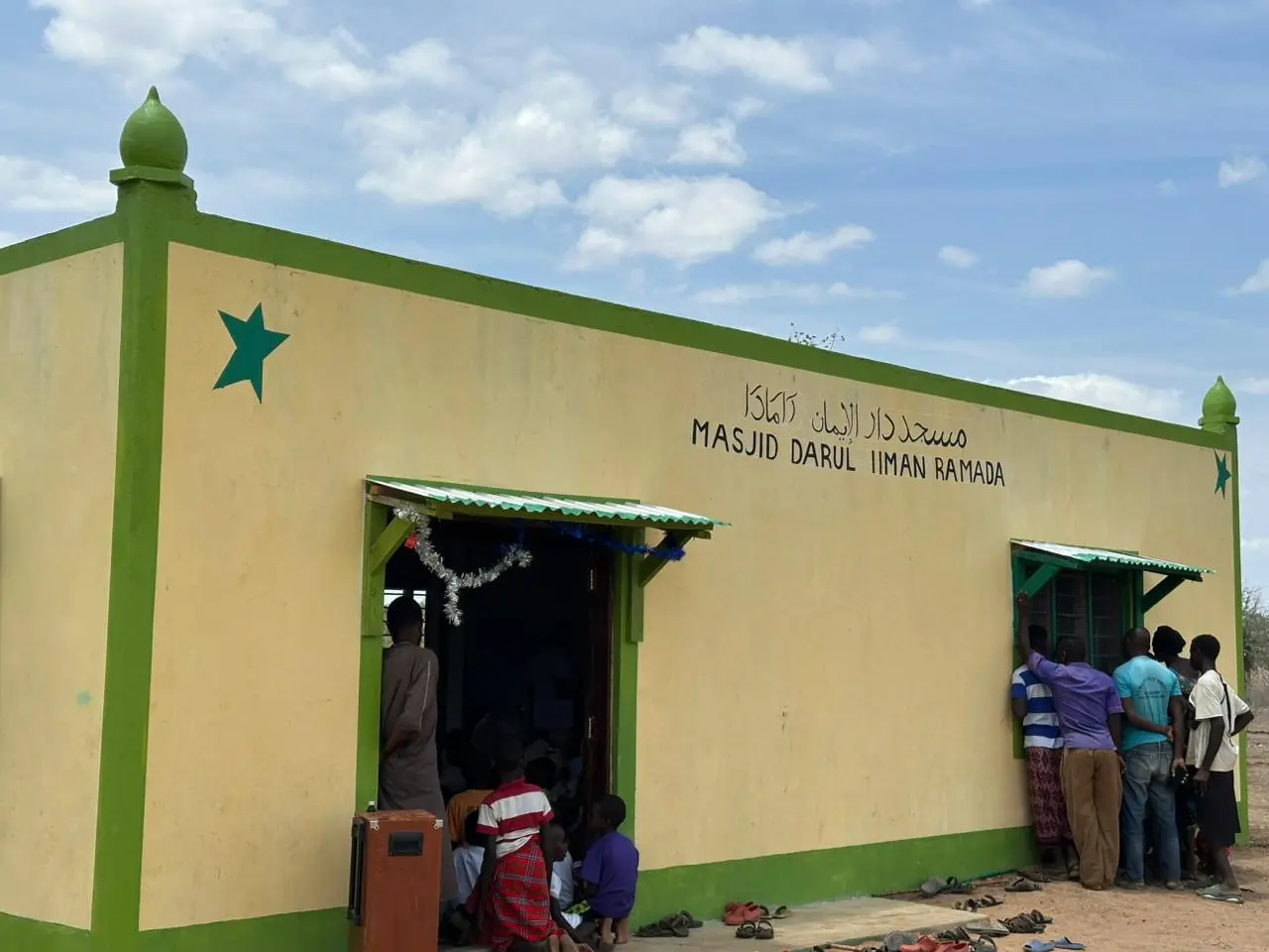 Newly built mosque for local community