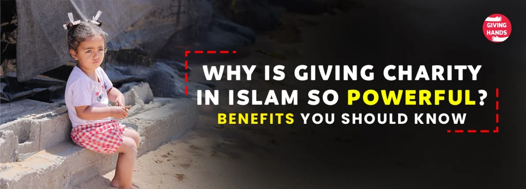 Giving charity in islam​